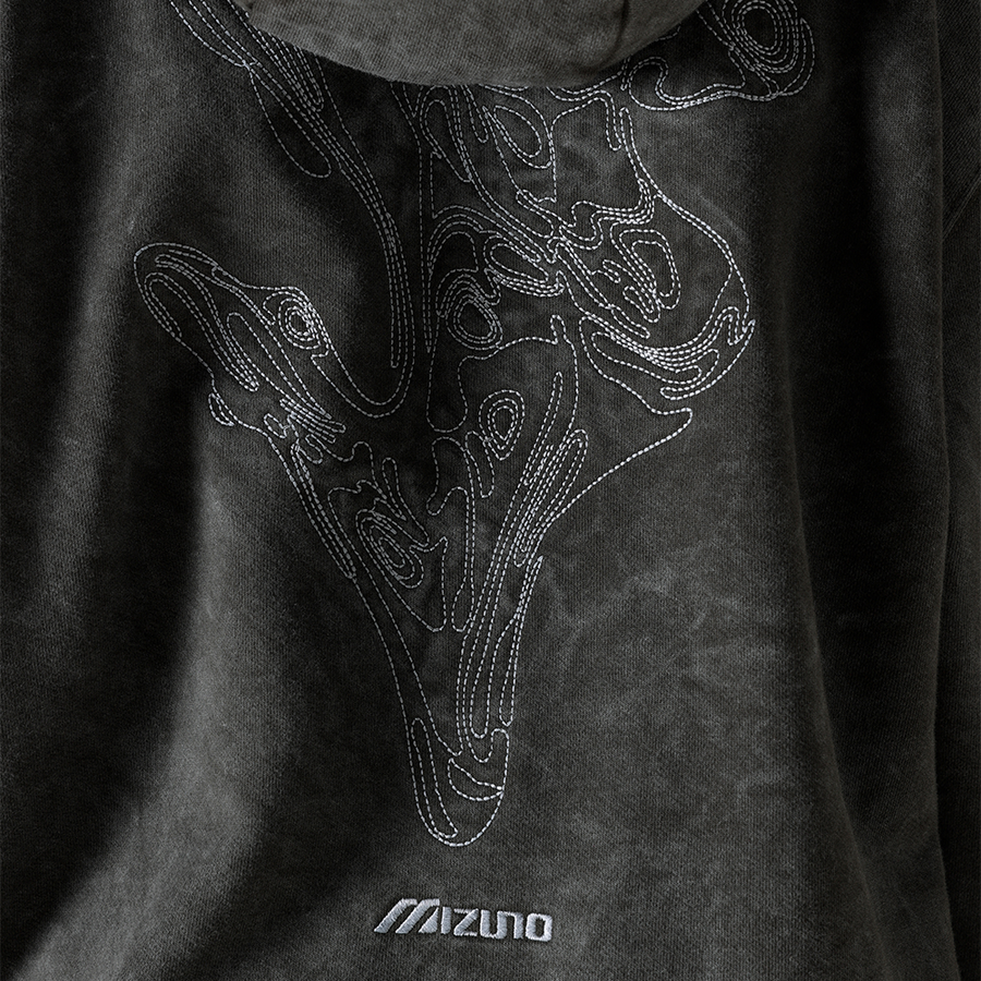 Mizuno Sportstyle FloraTech Hoodie Peat Charcoal